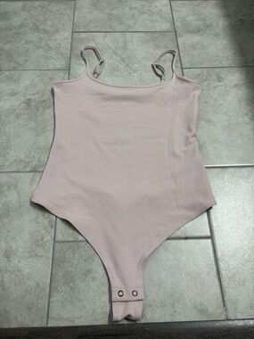 Women’s Light pink Mauve Stretch butter soft One-Piece Bodysuit